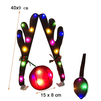 LED Reindeer Car Decoration